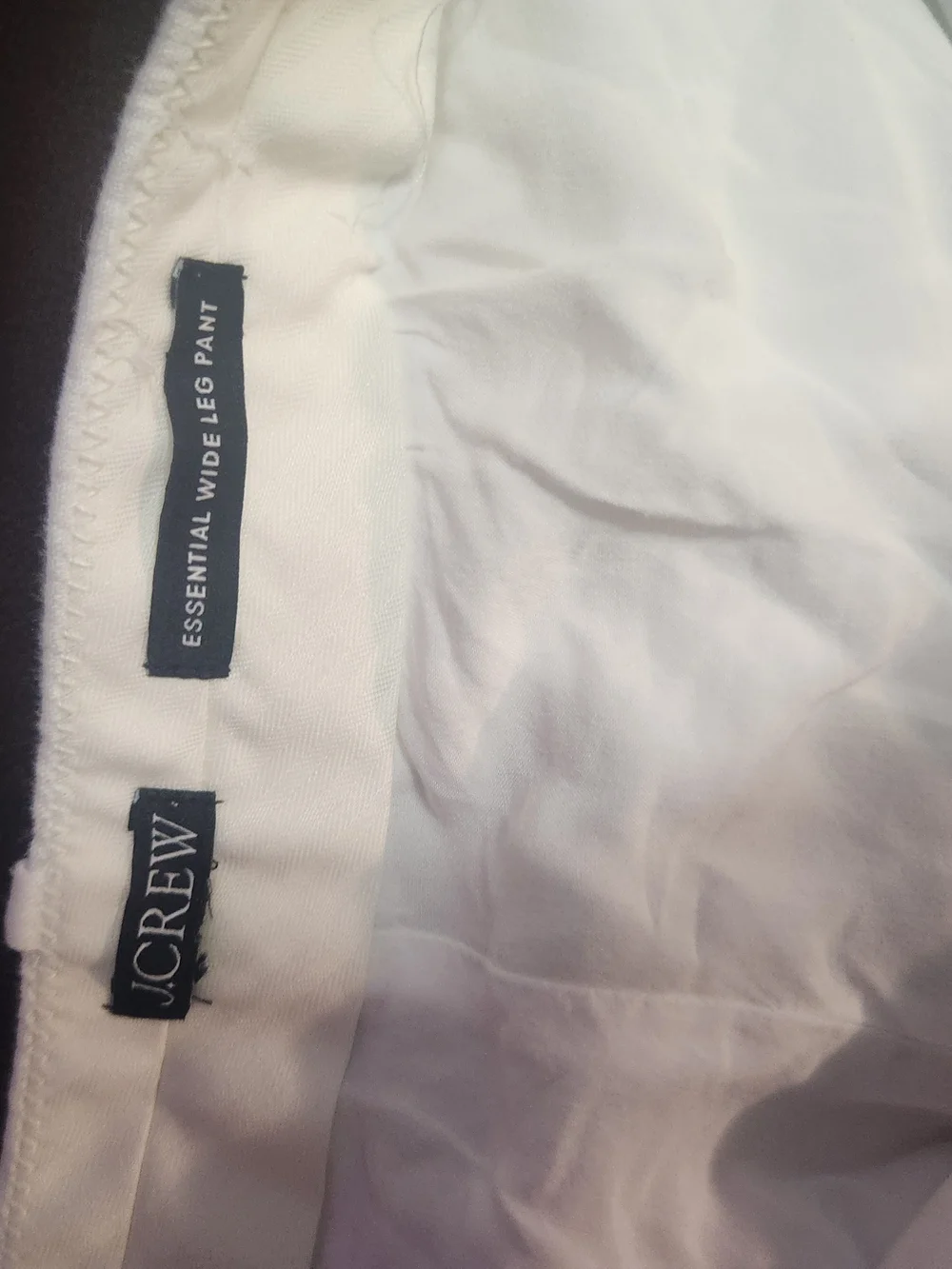 J. Crew white essential